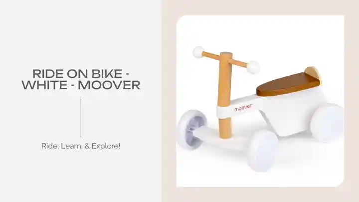 Ride on Bike - WHITE - Moover by@Outfy