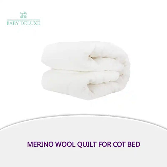 Merino Wool Quilt for Cot Bed by@Outfy