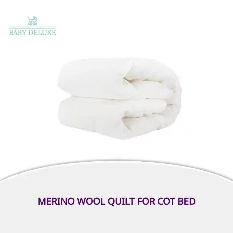 Merino Wool Quilt for Cot Bed by@Outfy
