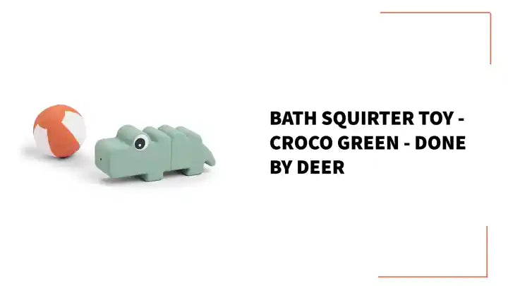 Bath Squirter Toy - Croco Green - Done By Deer by@Outfy