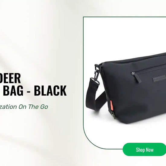 Done by Deer Stroller Bag - Black by@Outfy
