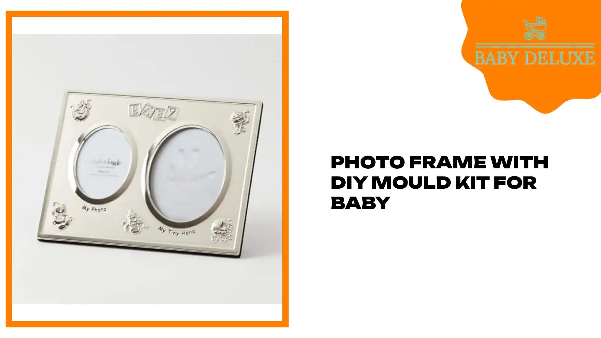 Photo Frame with DIY Mould Kit for Baby by@Outfy