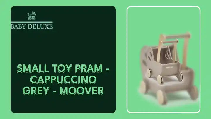 Small Toy Pram - Cappuccino Grey - Moover by@Outfy