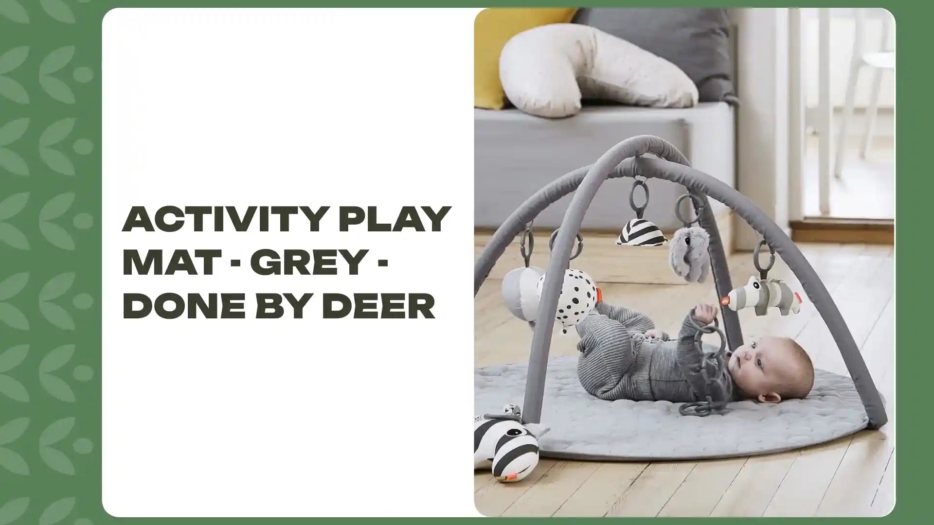 Activity Play Mat - Grey - Done By Deer by@Outfy