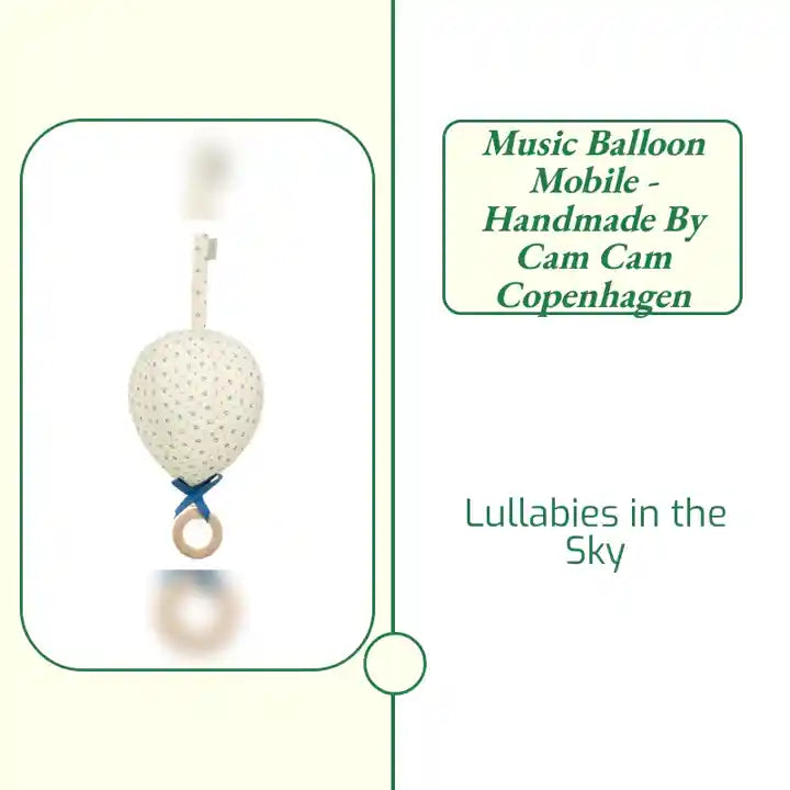 Music Balloon Mobile - Handmade by Cam Cam Copenhagen by@Outfy