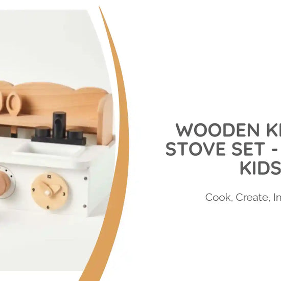 Wooden Kitchen Stove Set - Nordic Kids by@Outfy