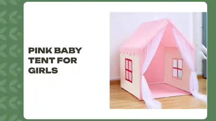 Pink Baby Tent for Girls by@Outfy