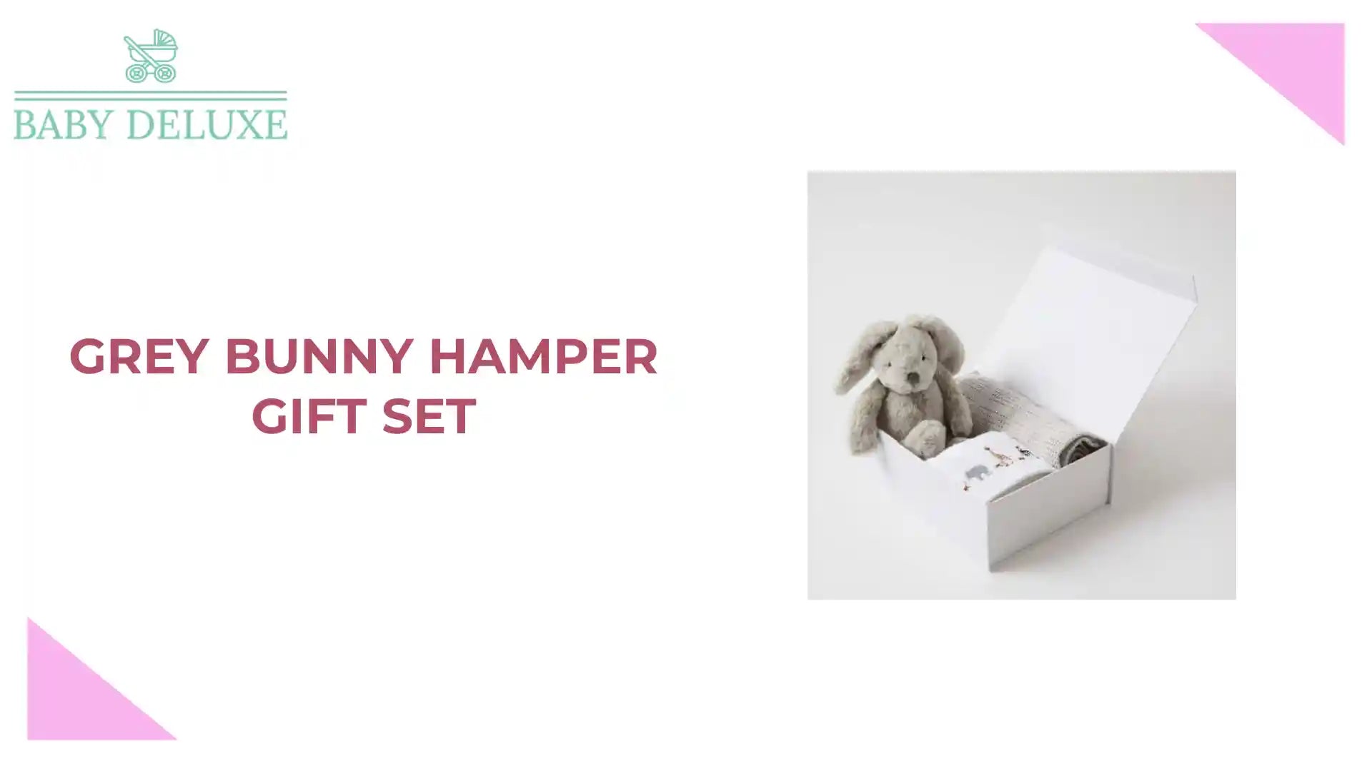 Grey Bunny Hamper Gift Set by@Outfy