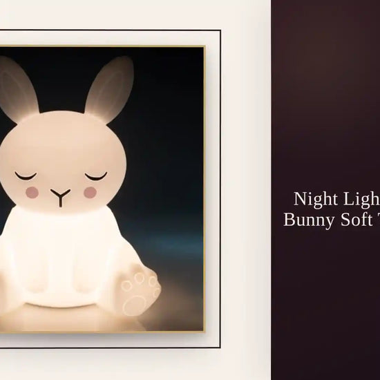 Night Light - Lil Dreamers Bunny Soft Touch LED Light by@Outfy