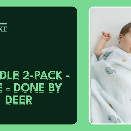 Swaddle 2-pack - Blue - Done By Deer by@Outfy