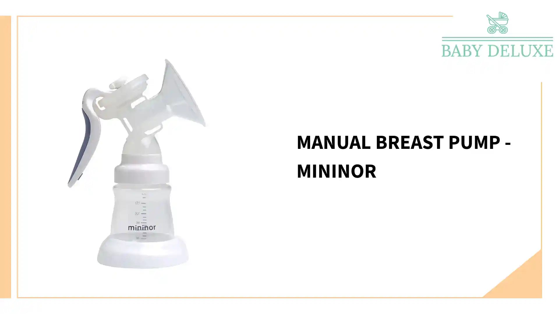 Manual Breast Pump - Mininor by@Outfy
