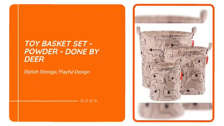 Toy Basket Set - Powder - Done By Deer by@Outfy