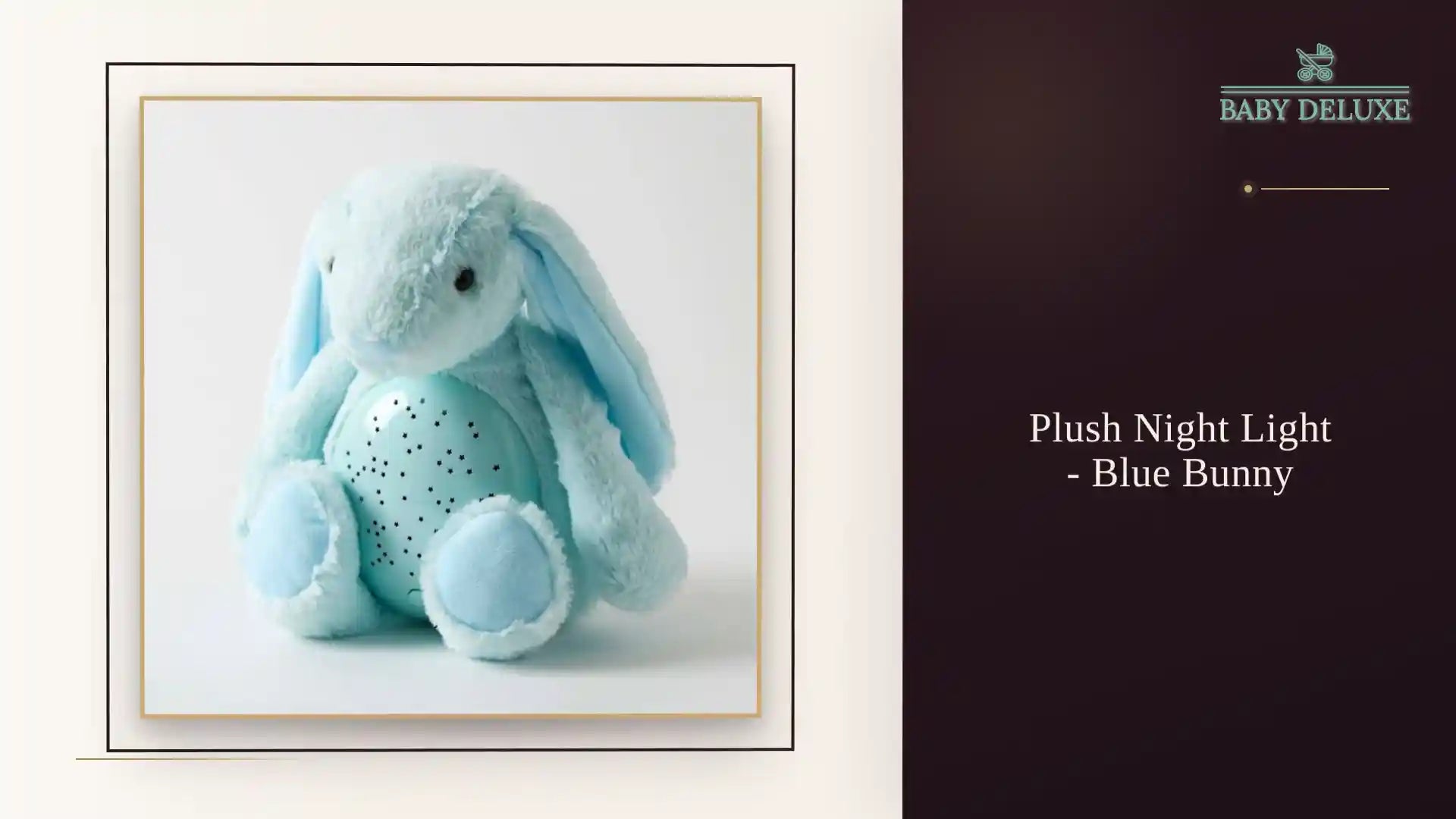 Plush Night Light - Blue Bunny by@Outfy