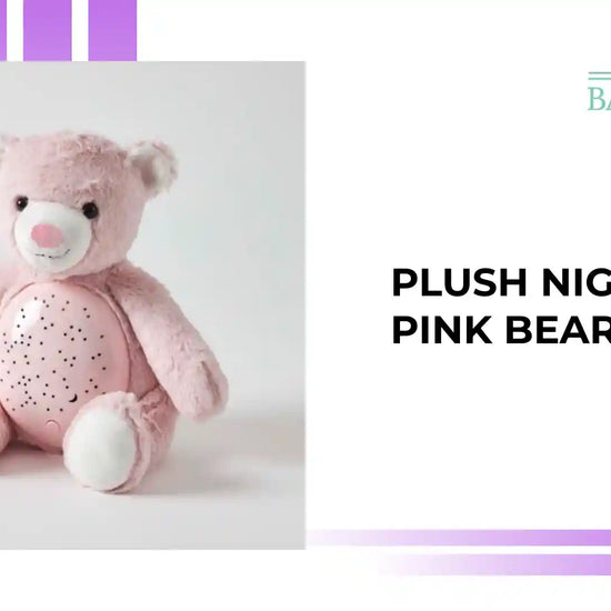 Plush Night Light - Pink Bear by@Outfy