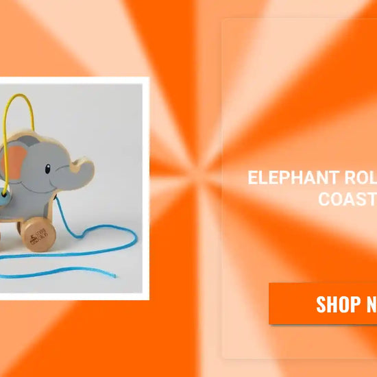 Elephant Rolling Bead Coaster by@Outfy