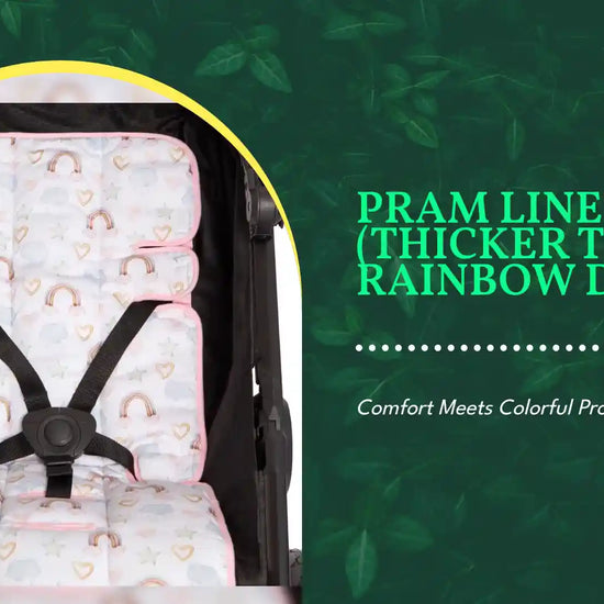 Pram Liner (Thicker Type) - Rainbow Dreams by@Outfy