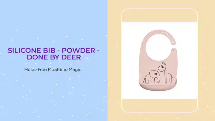Silicone Bib - Powder - Done By Deer by@Outfy