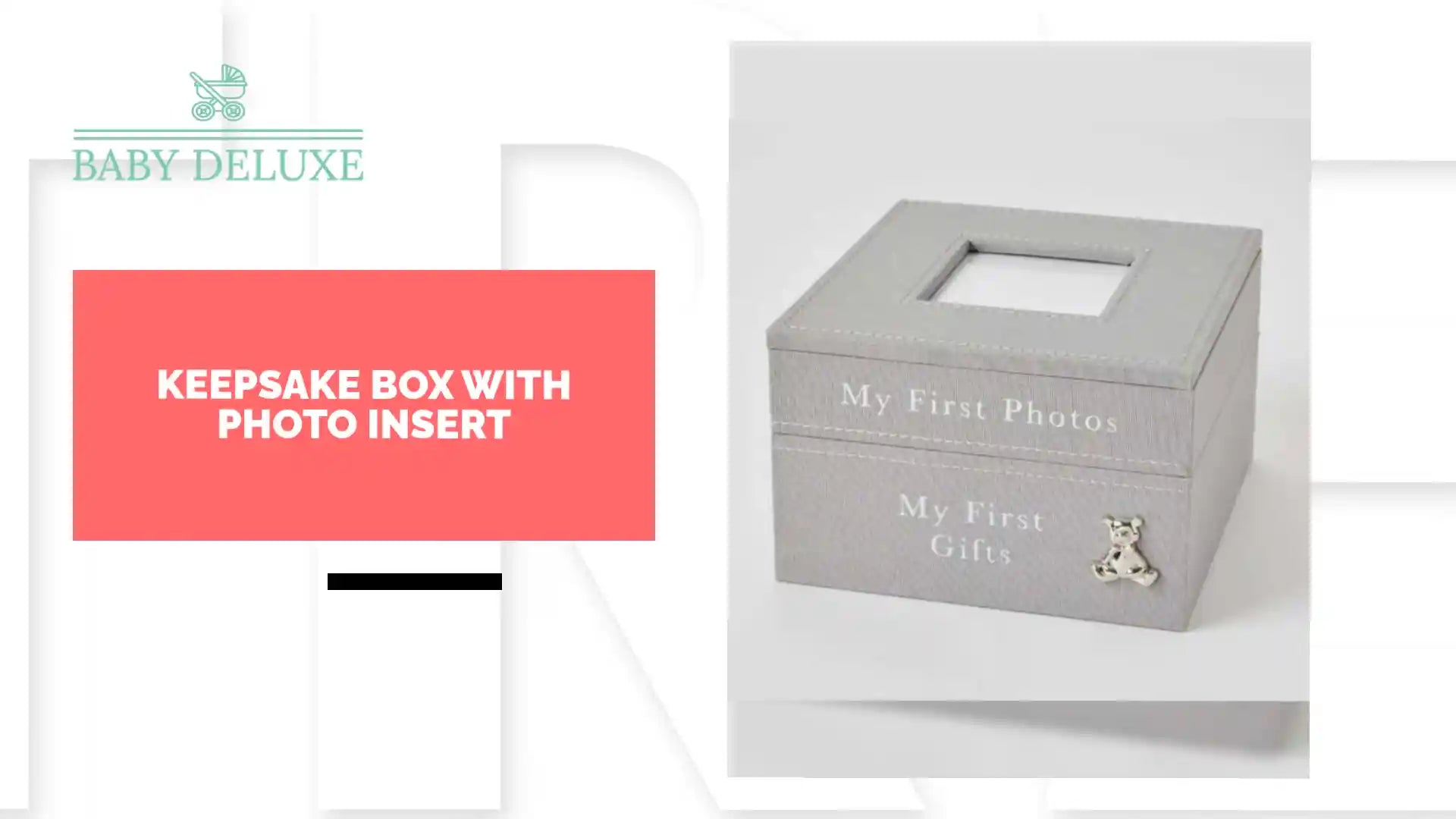 Keepsake Box with Photo Insert by@Outfy