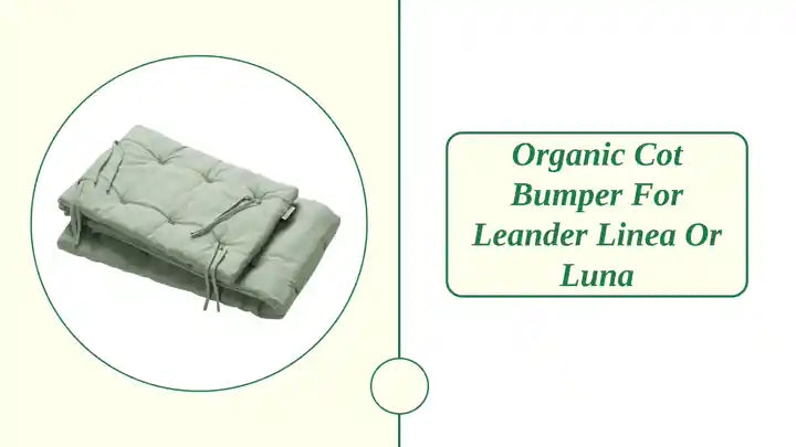 Organic Cot Bumper for Leander Linea or Luna by@Outfy