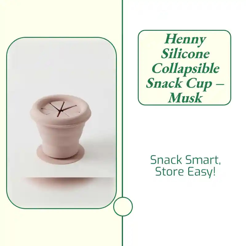 Henny Silicone Collapsible Snack Cup &ndash; Musk by@Outfy