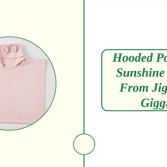 Hooded Poncho - Sunshine Pink - from Jiggle &amp; Giggle by@Outfy