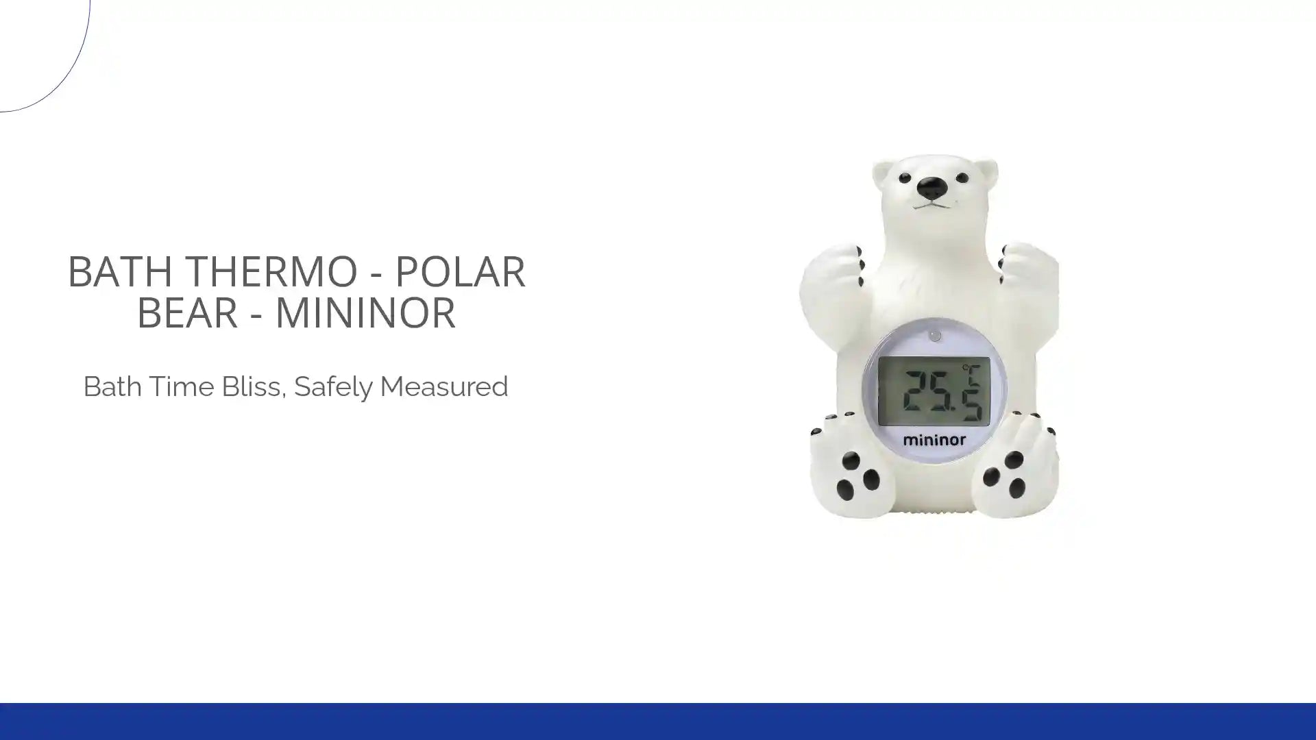 Bath Thermo - Polar Bear - Mininor by@Outfy