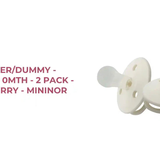 Pacifier/Dummy - Silicone - 0mth - 2 pack - SNOWBERRY - Mininor by@Outfy