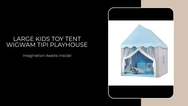 Large Kids Toy Tent Wigwam Tipi Playhouse by@Outfy