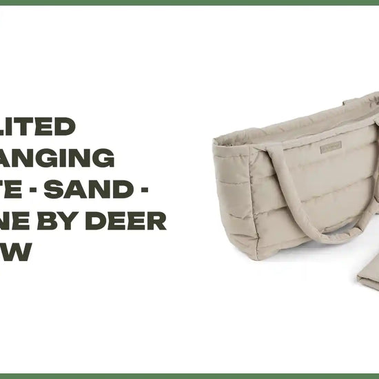 Qulited Changing Tote - SAND - Done By Deer - NEW by@Outfy