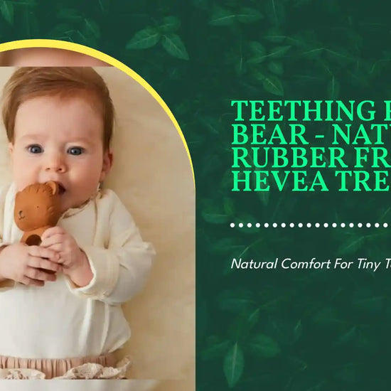 Teething Ring - Bear - Natural Rubber from Hevea Tree by@Outfy