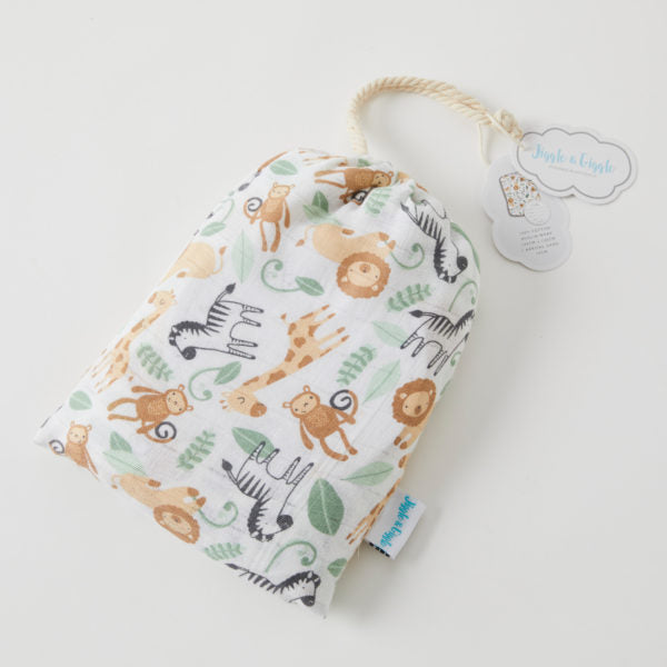 Safari Muslin Wrap & Arrival Card