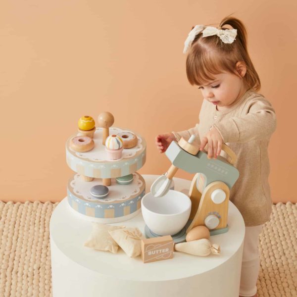 Wooden Cake Stand Set