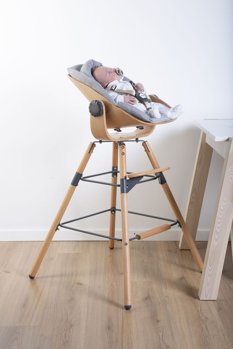 Newborn Seat for High Chair - Evolu 2 Childhome - Natural & Anthracite